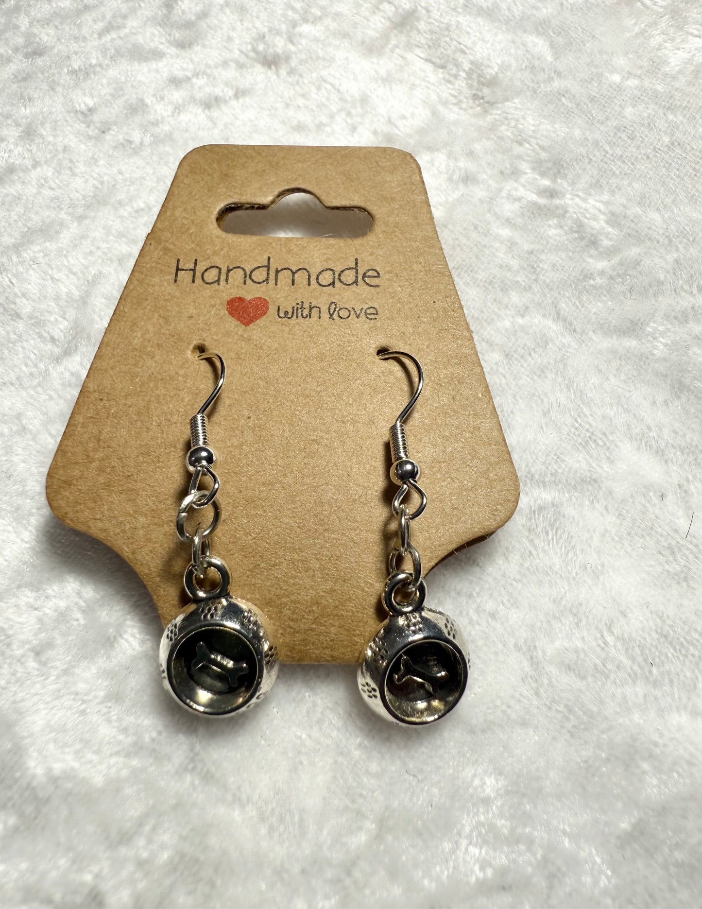 Dog Bowl Earrings