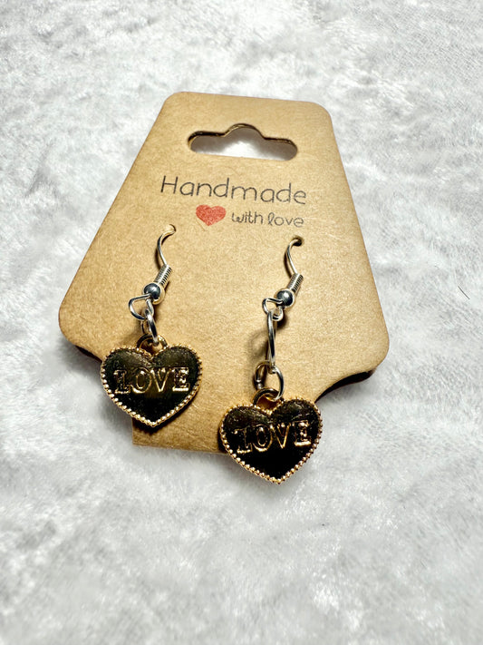 Heart “LOVE” Earrings