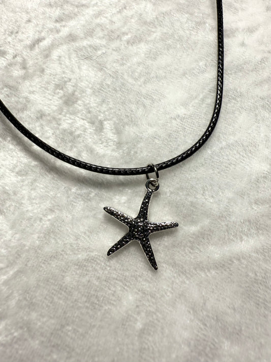 Silver Starfish Necklace