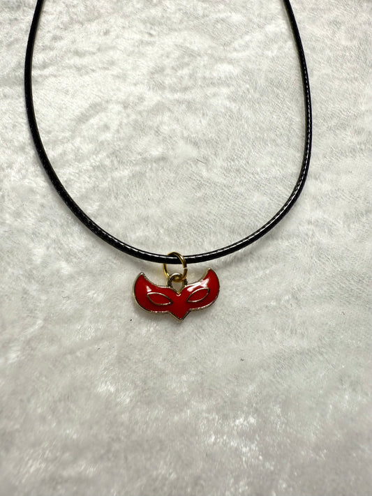 Red Mask Necklace