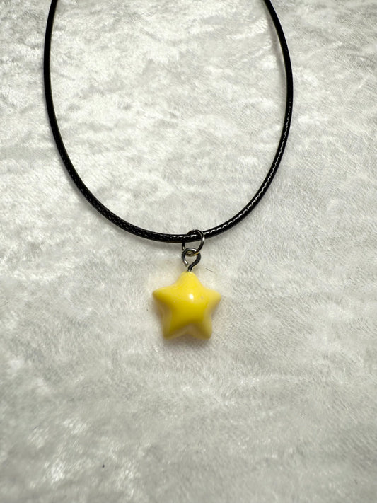Yellow Star Necklace